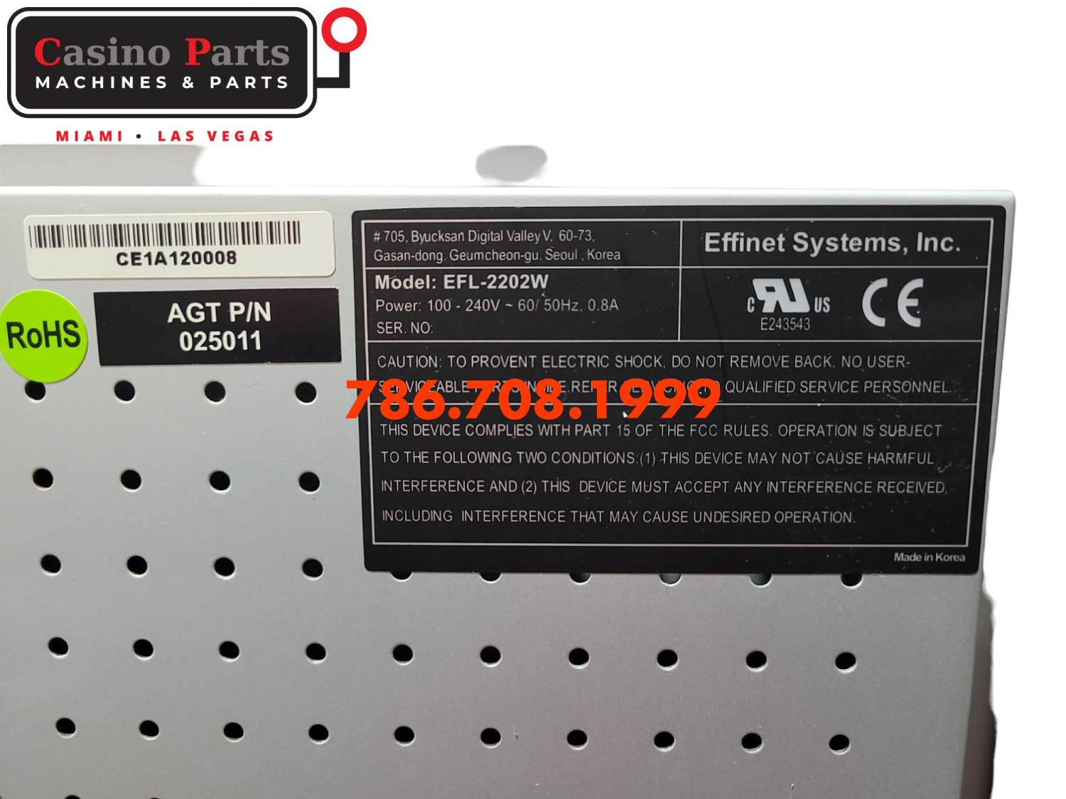 Agt A560N 22 Lcd Efl-2202W W/ Top Door