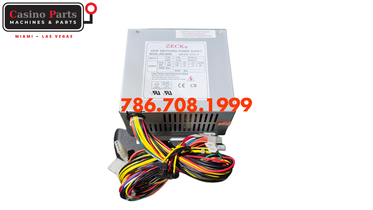 Zeck - 450W Switching Power Supply Supplies